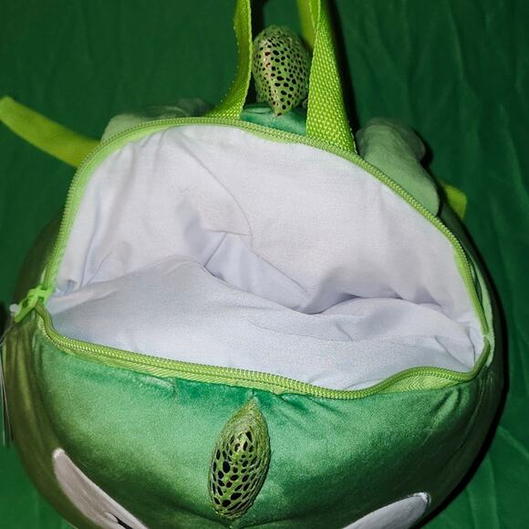 BLACK FRIDAY SALE - Squishmallows Denton The Chameleon Kids Bag NWT 12" Series 2 - Picture 7 of 7
